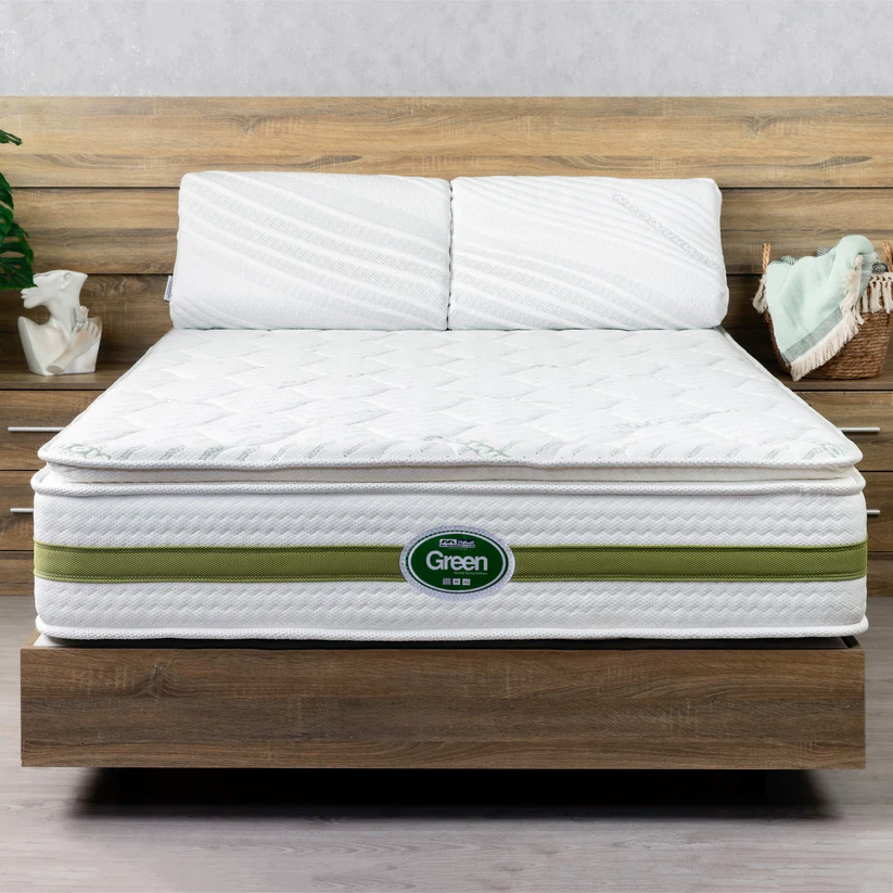 Green pillowtop Mattress Image 4