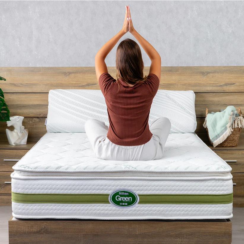 Green pillowtop Mattress Image 2